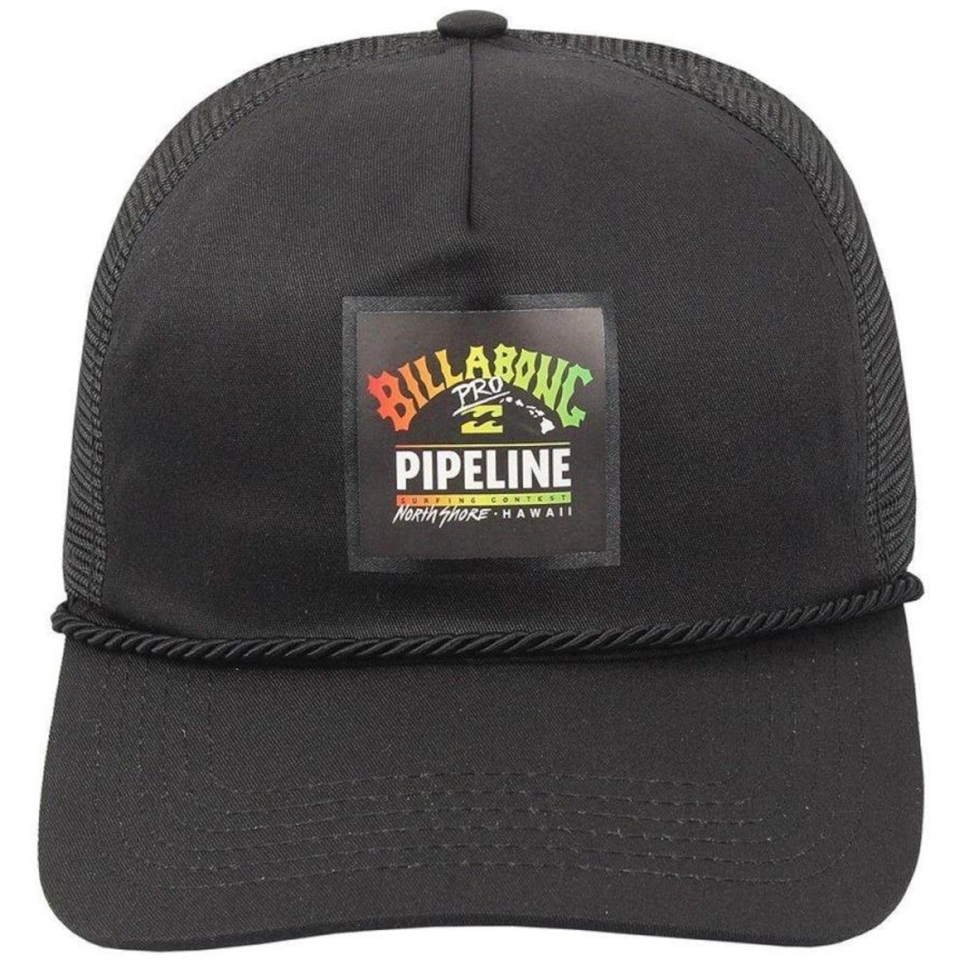 Boné Aba Curva Billabong Pipeline Platform Trucker - Snapback - Adulto - Foto 3