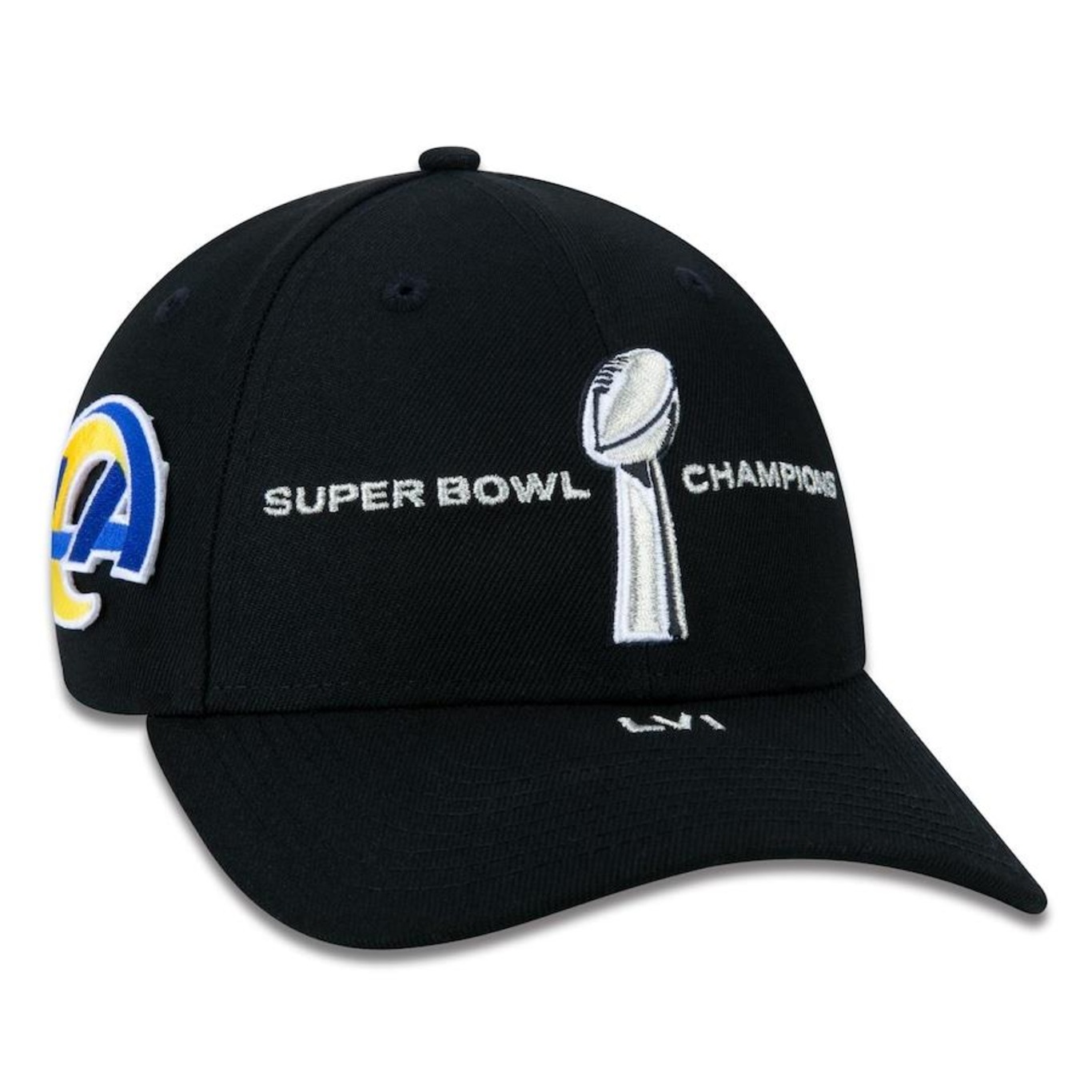 Boné Aba Curva New Era 9Forty Los Angeles Rams Super Bowl LVI Parade - Snapback - Adulto - Foto 3