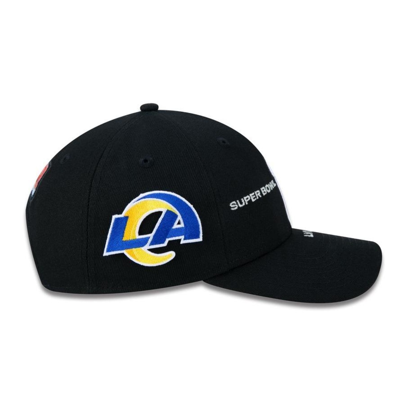 Boné Aba Curva New Era 9Forty Los Angeles Rams Super Bowl LVI Parade - Snapback - Adulto - Foto 6