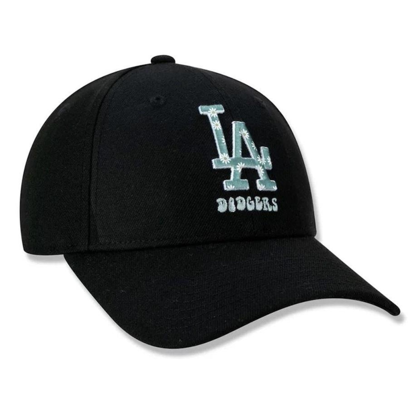 Boné Aba Curva New Era Los Angeles Dodgers 940 Retro Soundtrack Happy - Snapback - Adulto - Foto 4