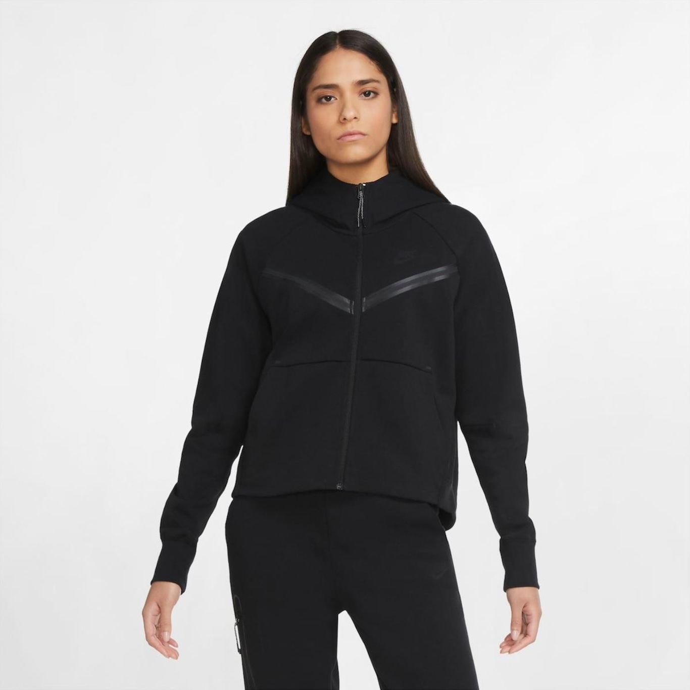 Jaqueta com Capuz Nike Sportswear Tech Fleece Windrunner - Feminino em  Promoção