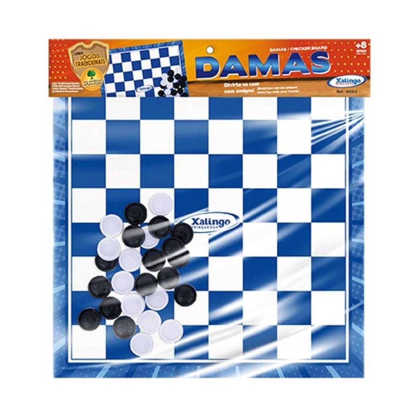 Jogo De Damas Em Madeira 28 Pcs