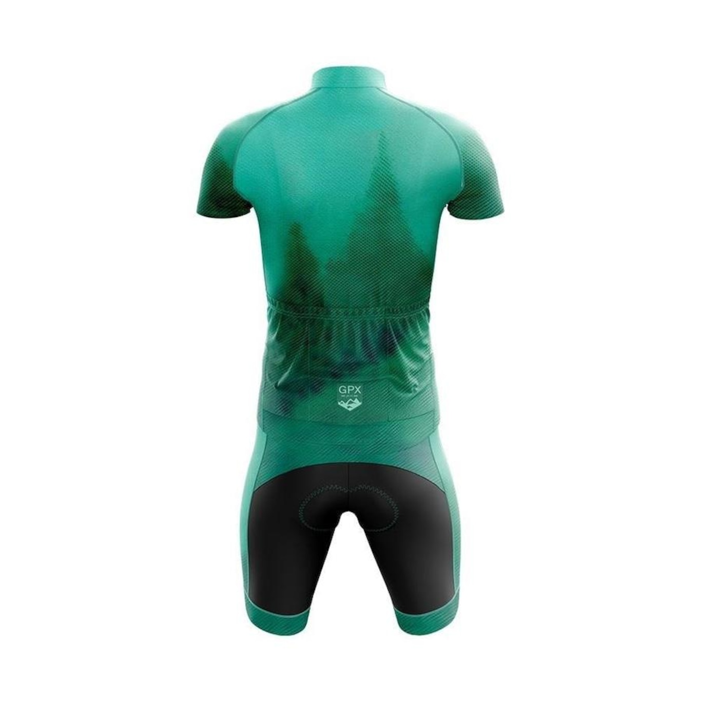 Conjunto De Ciclismo Gpx Bretelle E Camisa Z Per Full Forest Masculino Centauro