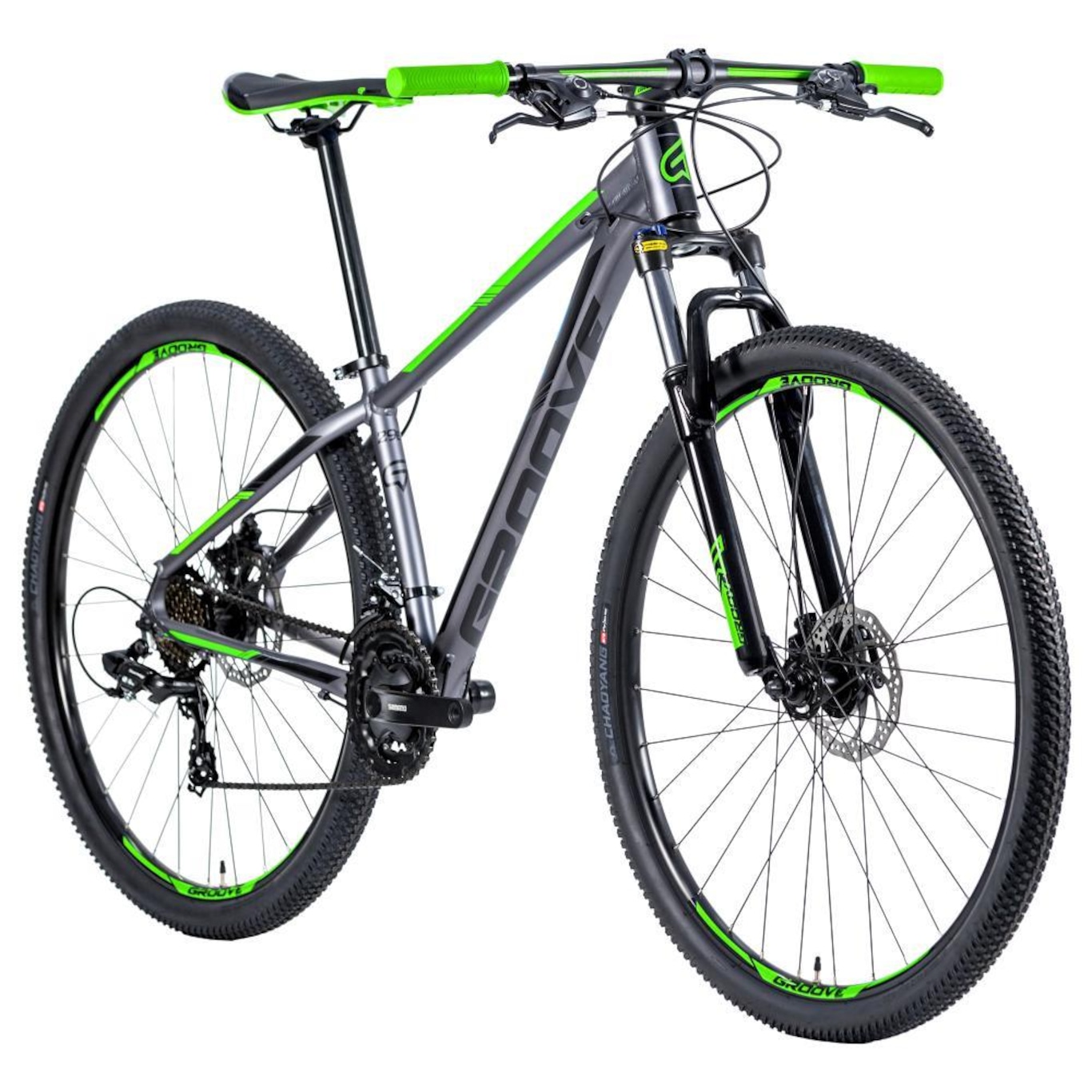 Bicicleta MTB Groove Hype 10 21V MD Aro 29 Freio a Disco - Adulto - Foto 2