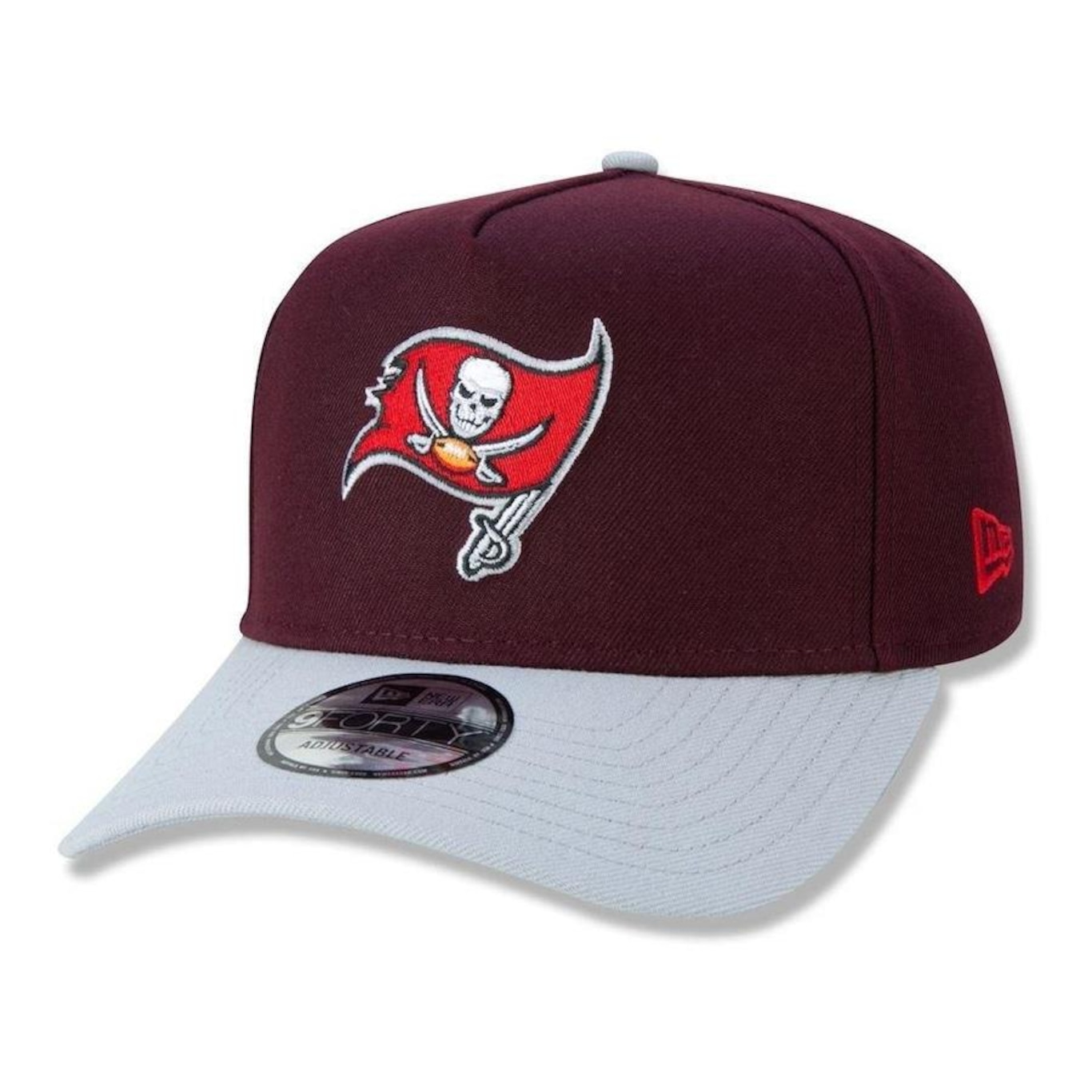 Boné Aba Curva New Era Tampa Bay Buccaneers 940 AFrame Soccer Official - Snapback - Adulto - Foto 1