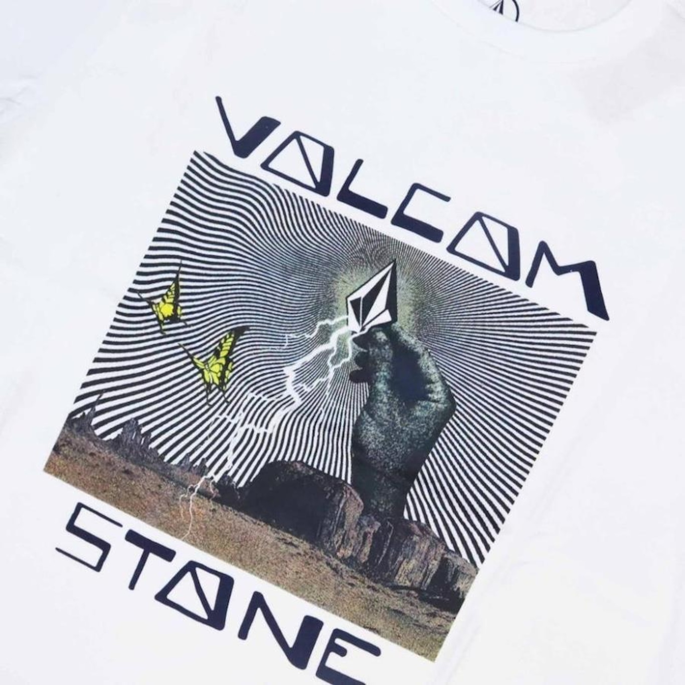 Camiseta Volcom Slim Stone Strike - Masculina - Foto 3