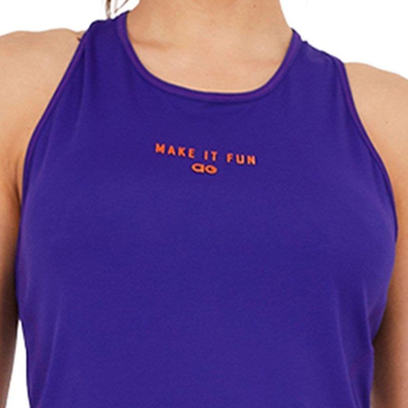 Camiseta Regata Alto Giro Make It Fun - Feminina - Foto 3