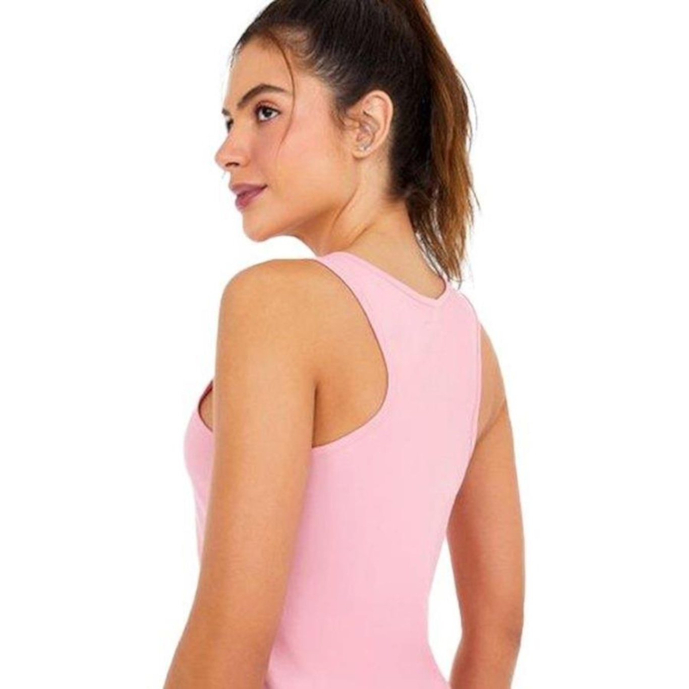 Camiseta Regata Alto Giro Inspiracional - Feminina - Foto 4