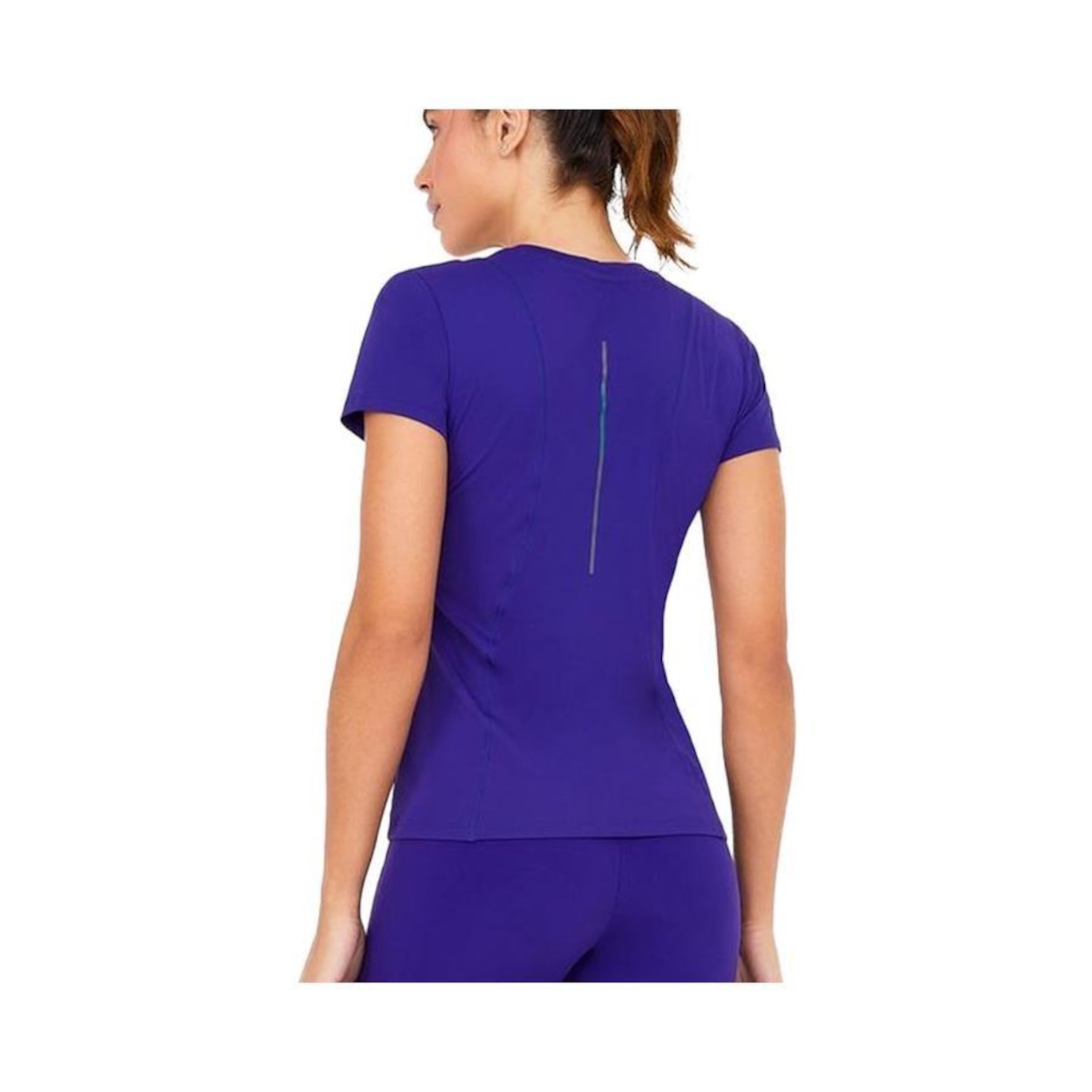 Camiseta Skin Fit Alto Giro - Feminina - Foto 4