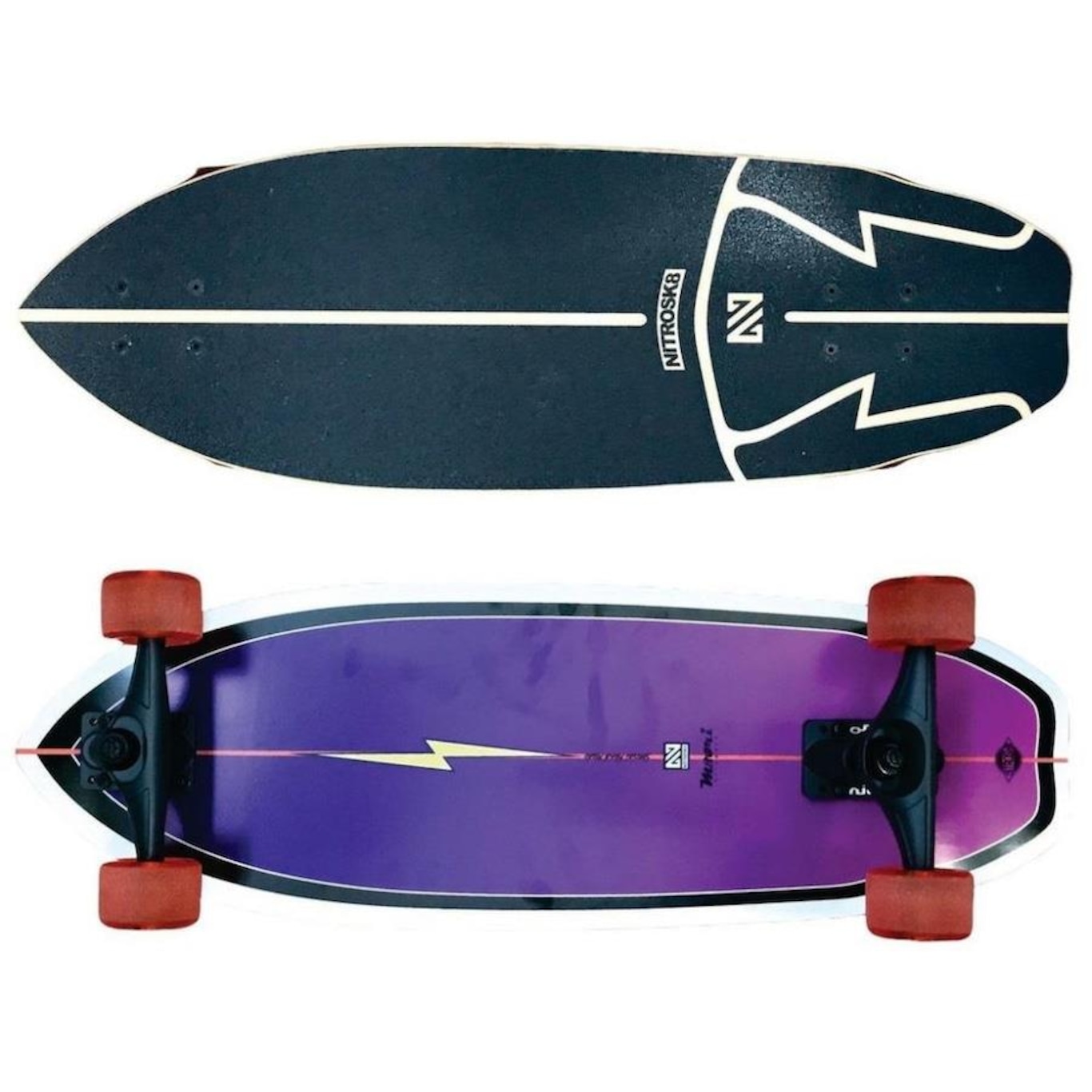Wave Round 30`x 10` - Skate Simulador de Surf – Nitrosk8