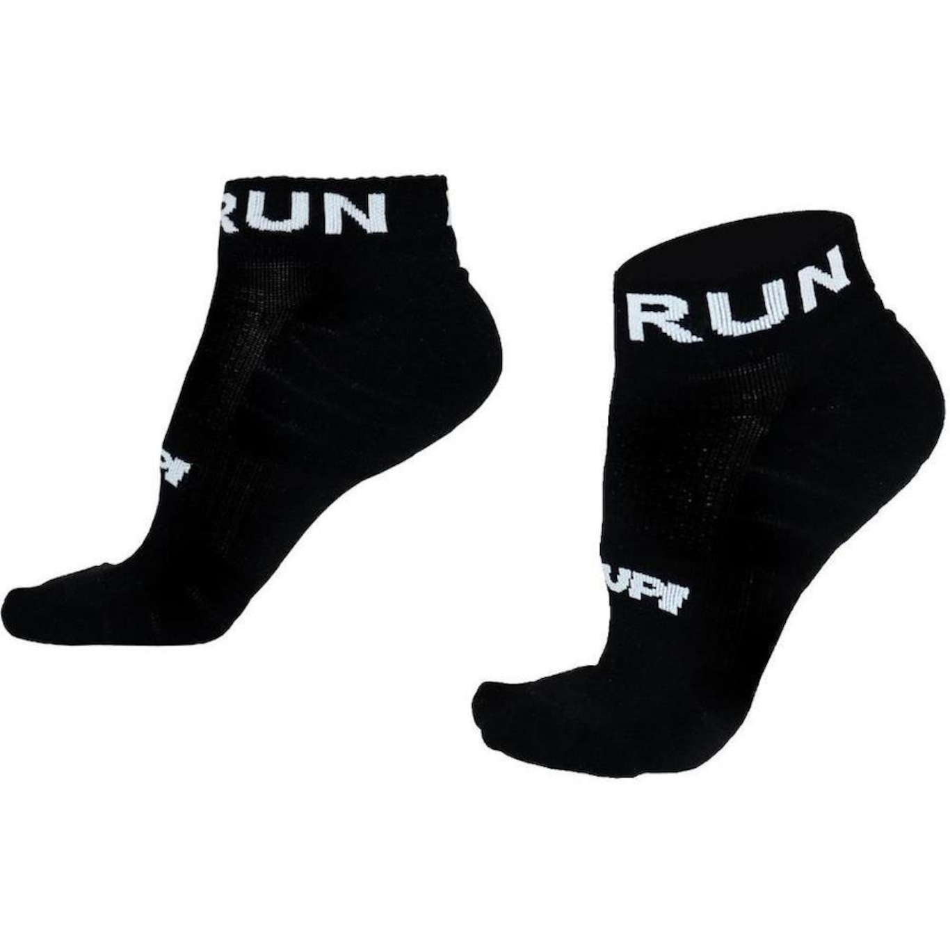 Kit Meias de Corrida Hupi Pro Running Run com 02 Pares - 36 a 42 - Adulto - Foto 3