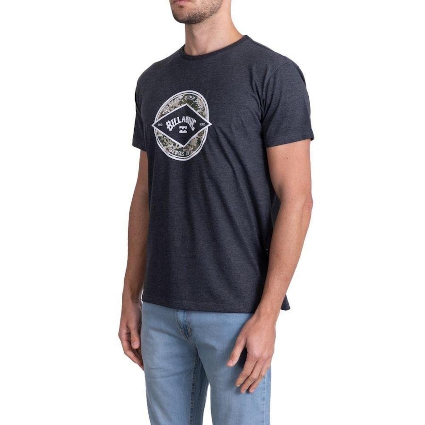 Camiseta Billabong Rotor Arch Camo - Masculina - Foto 3