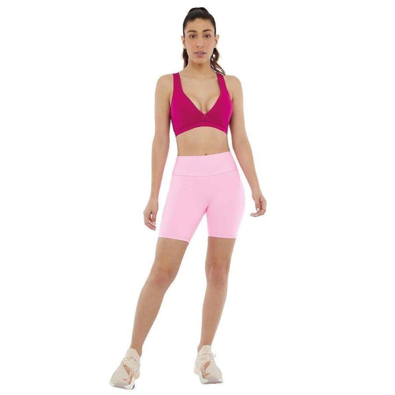 Top Fitness com Bojo Alto Giro Body Tex - Feminino - Foto 3