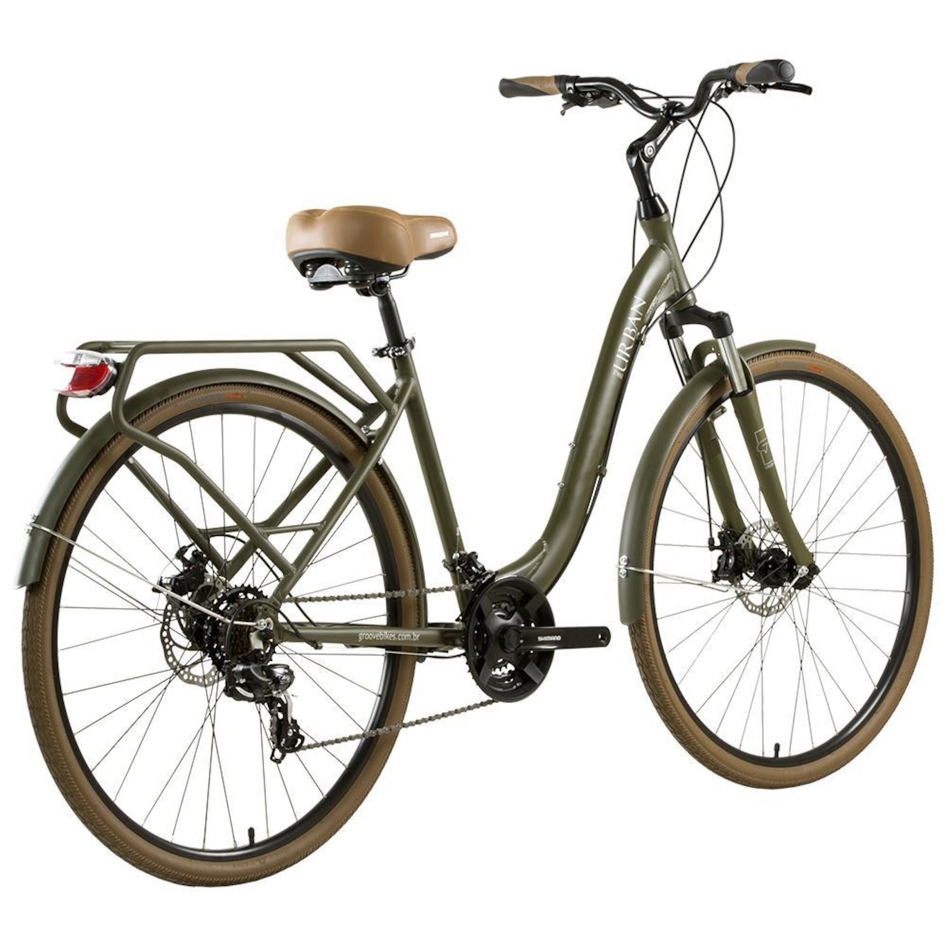 Bicicleta Groove Urban ID Quadro 20.5 - Aro 700c - Freio a Disco - 21v - Adulto - Foto 2