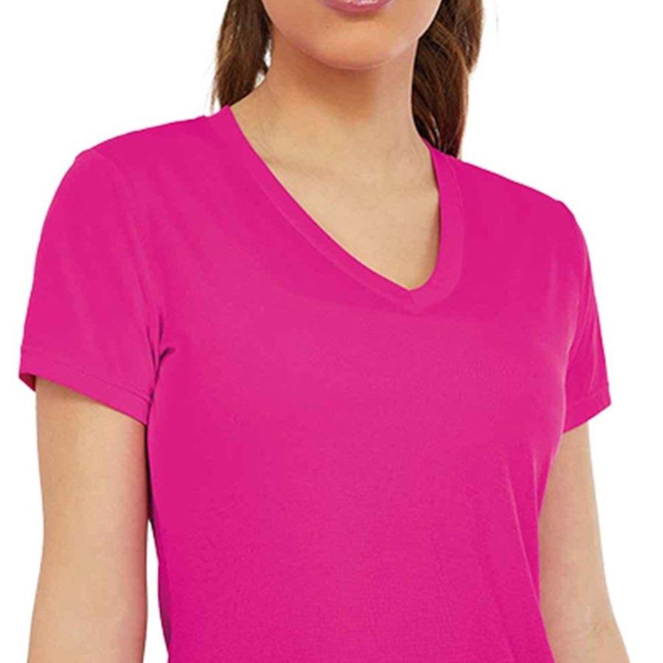 Camiseta Alto Giro Skin Fit - Feminina - Foto 3