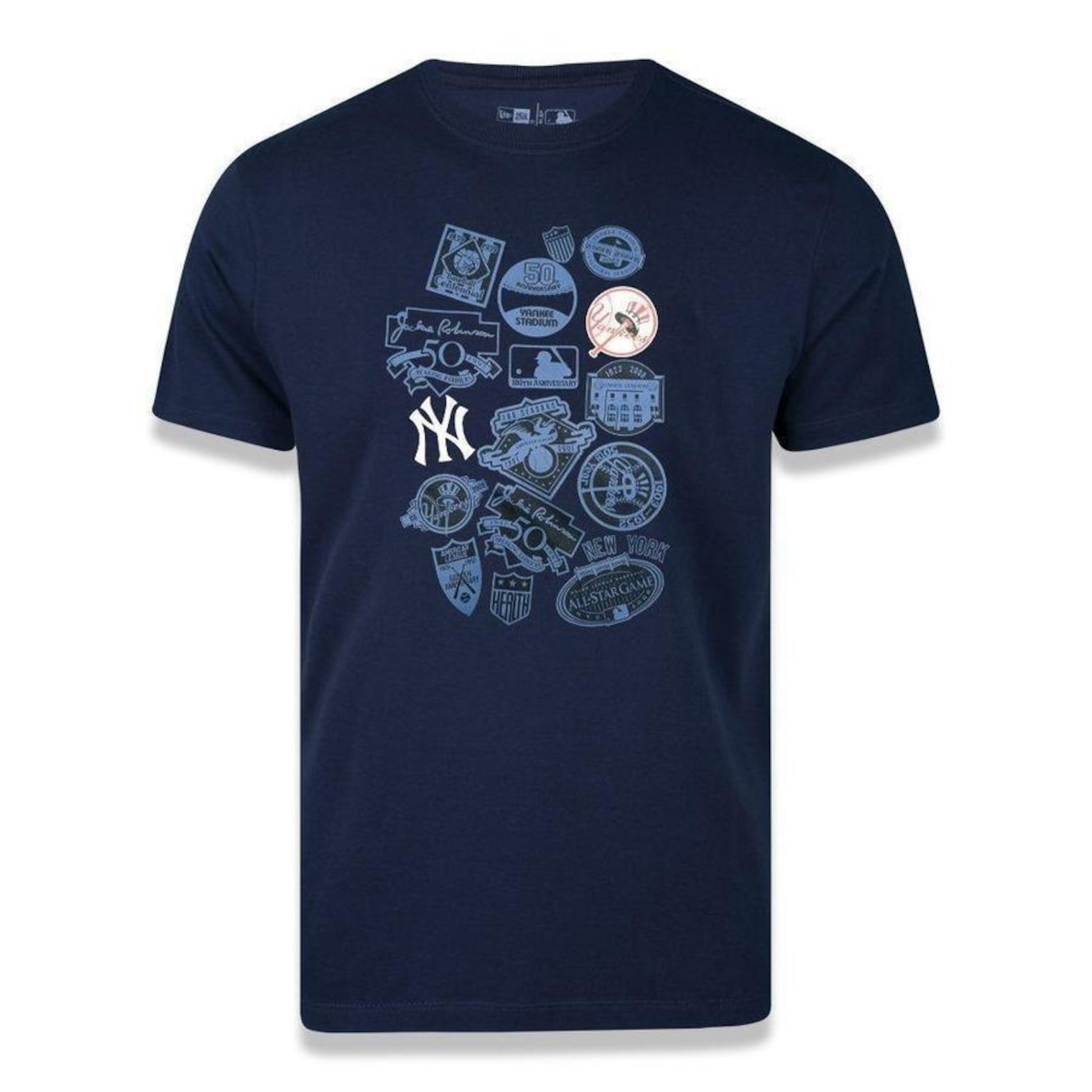 Camiseta New Era Masculina New York Yankees Core Cooperstown - Foto 1