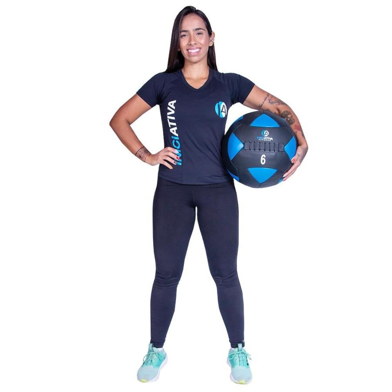 Wall Ball Iniciativa Fitness Profissional - 6Kg - Foto 4