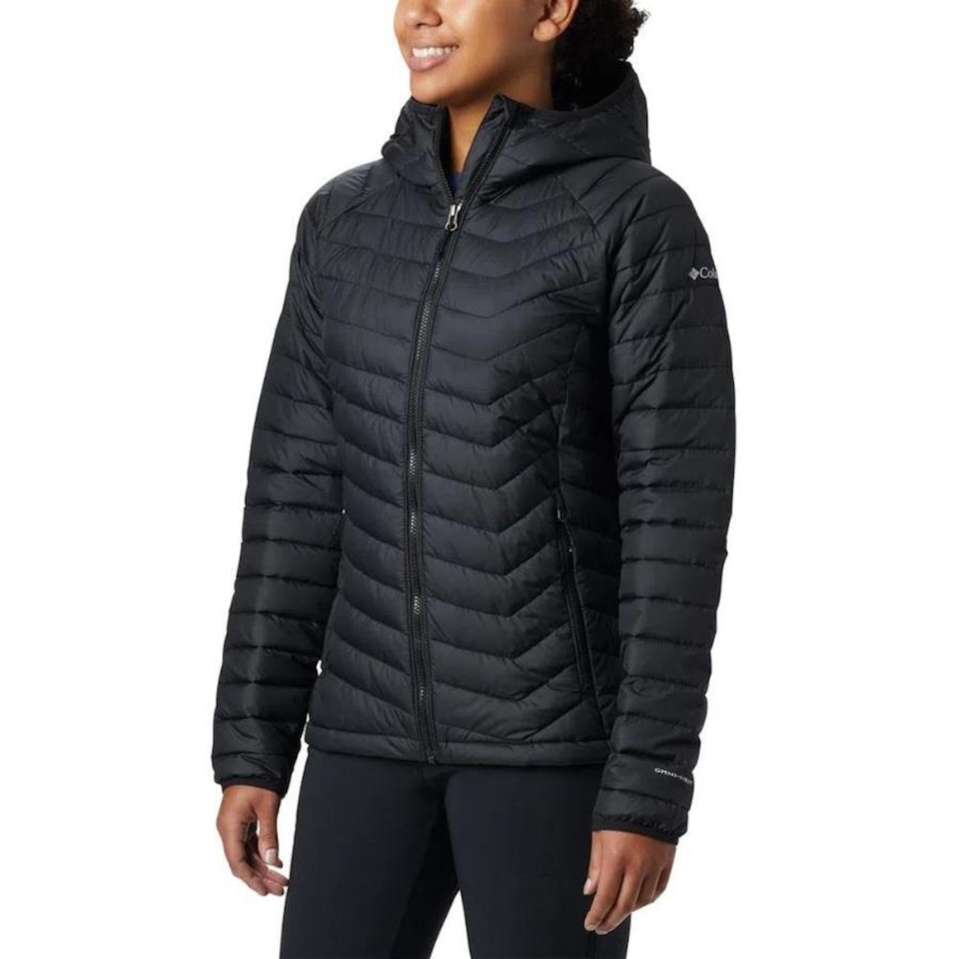 Jaqueta com Capuz Columbia Powder Lite Hooded - Feminina - Foto 1