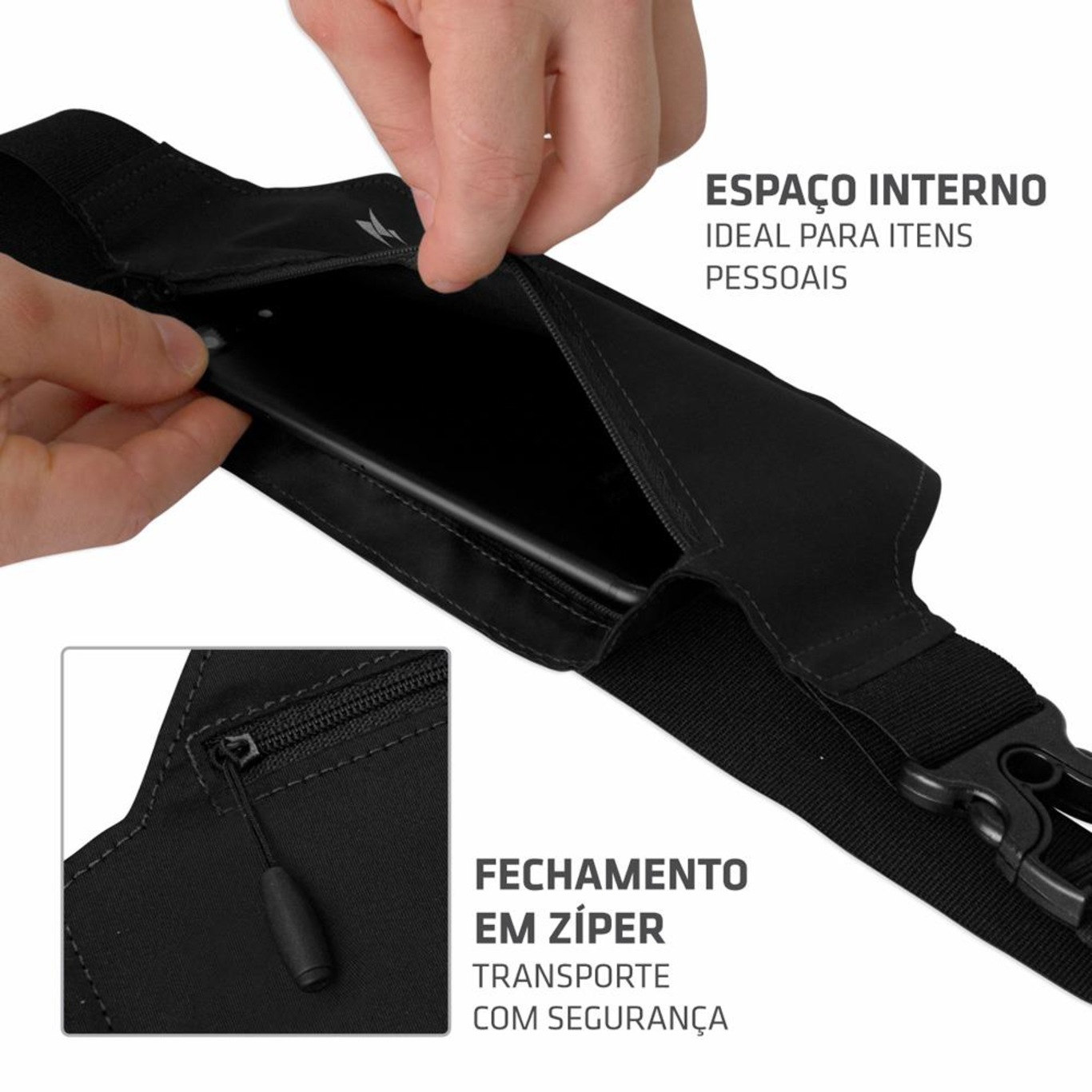 Kit Muvin: Pochete + Braçadeira Porta Celular - Foto 6