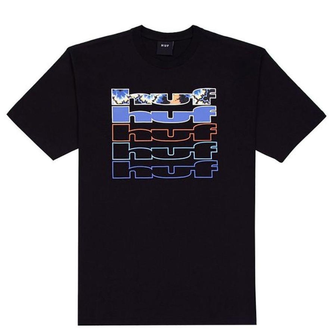 Camiseta Huf Fractal - Masculina - Foto 1