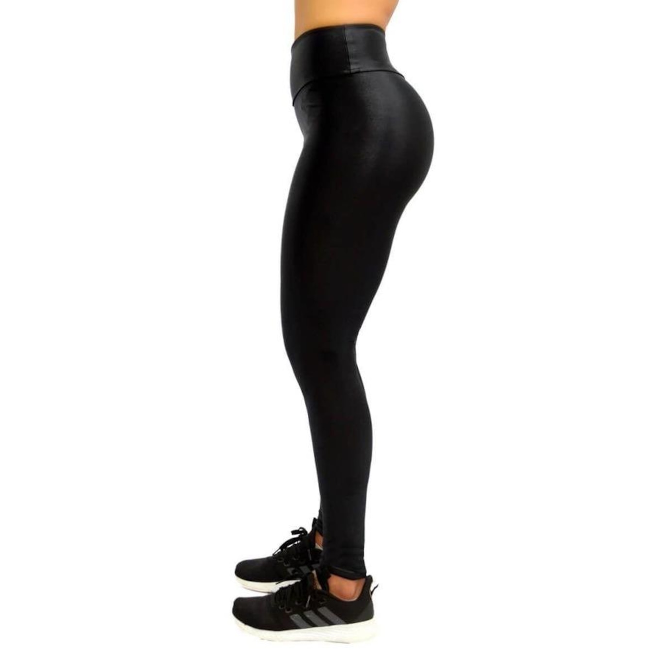 Conjunto Fitness Calça Legging 3D Cós Reto + Top Nadador Roxo, Moda LLevo