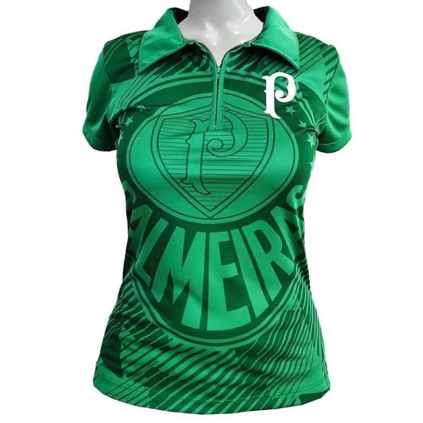 Camisa Polo do Palmeiras SPR Effect Logo - Feminina - Foto 2