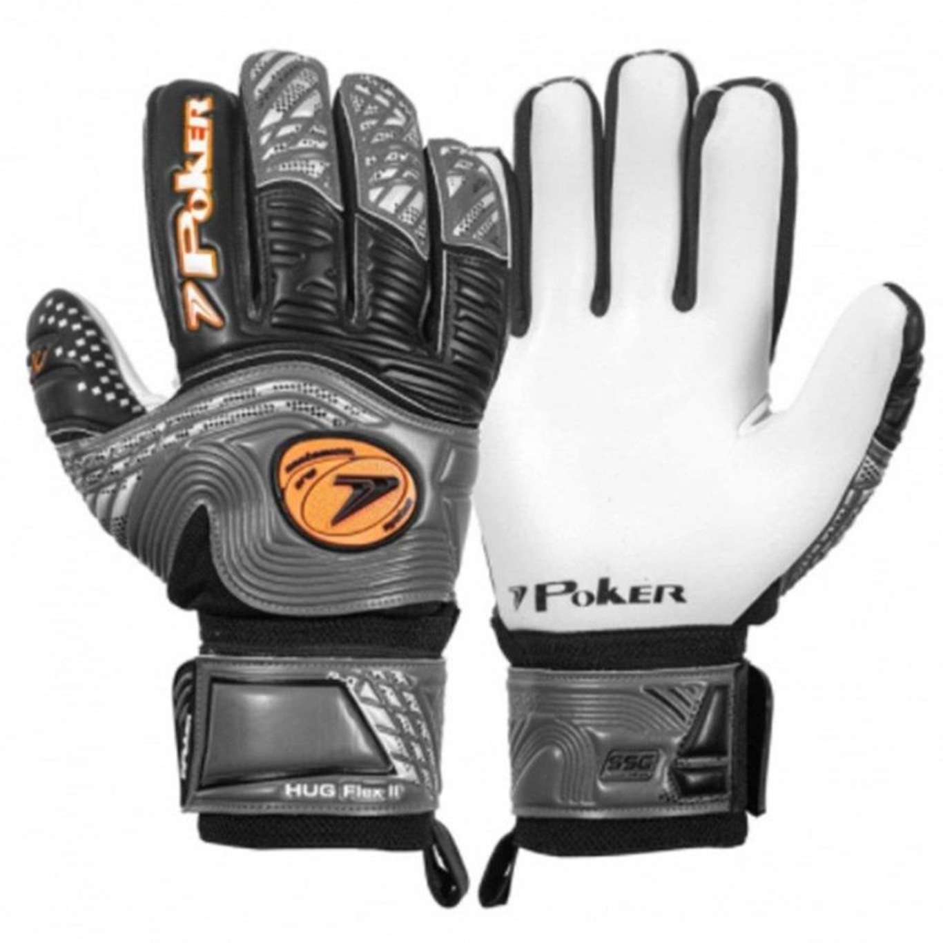 Luvas de Goleiro Poker Hug Flex II Profissional - Adulto - Foto 1