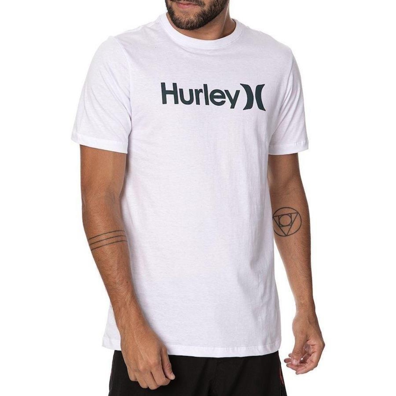 Camiseta Hurley O&O Outline Oversize - Masculina - Foto 1