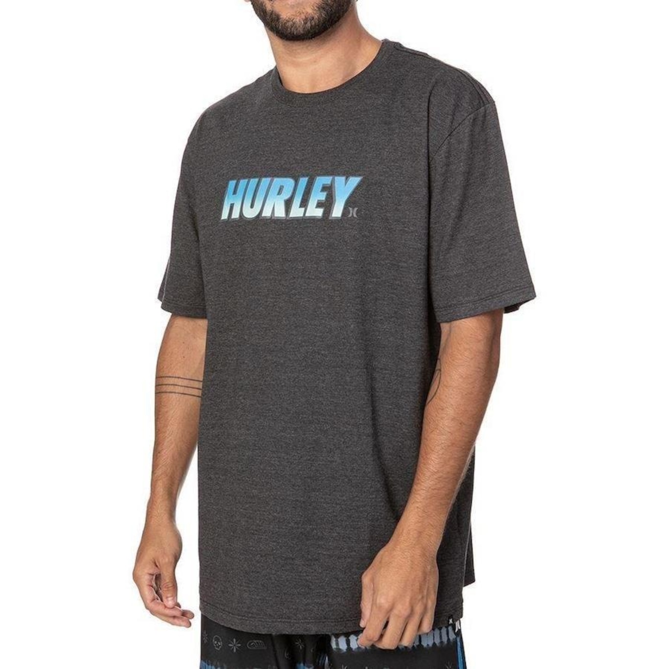 Camiseta Hurley Fastlane - Masculina - Foto 1