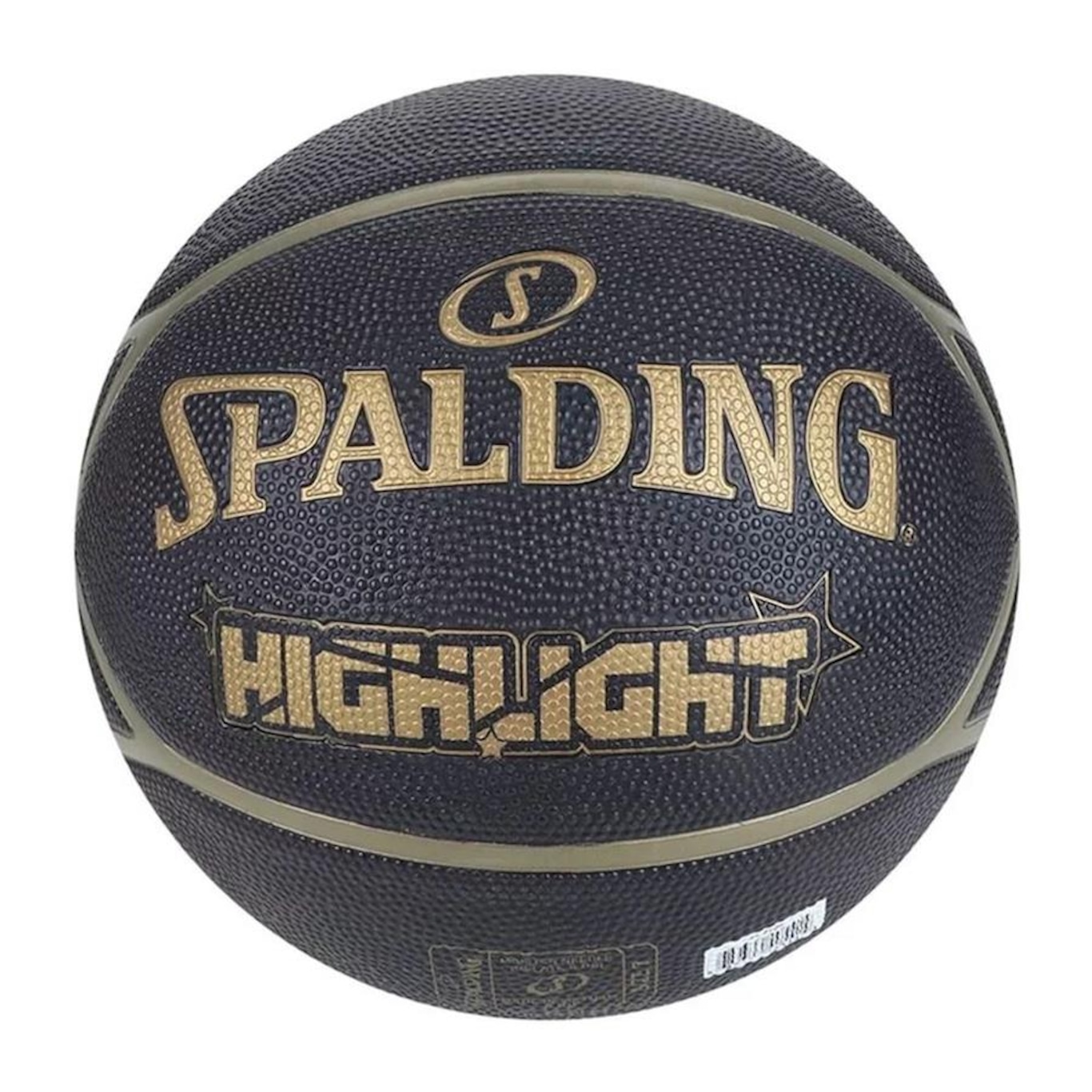 Bola de Basquete Spalding Highlight + Bomba de Ar - Foto 2