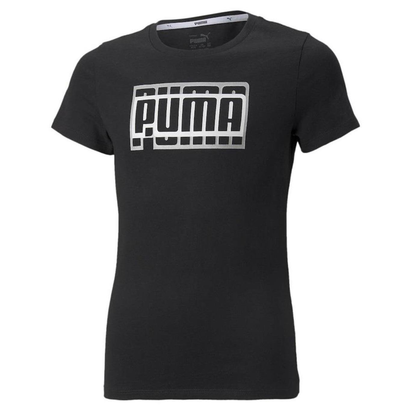 Camiseta Puma Alpha Tee G - Infantil - Foto 1