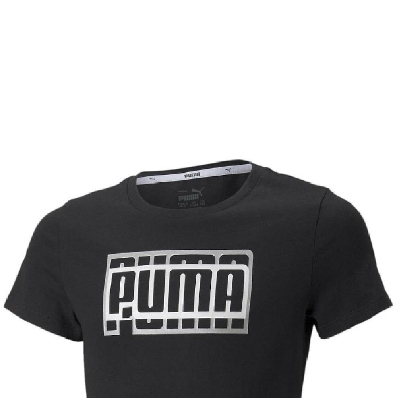 Camiseta Puma Alpha Tee G - Infantil - Foto 3