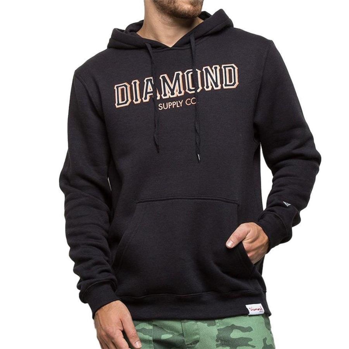 Blusão de Moletom com Capuz Diamond Hometeam SF Hoodie - Masculino - Foto 1