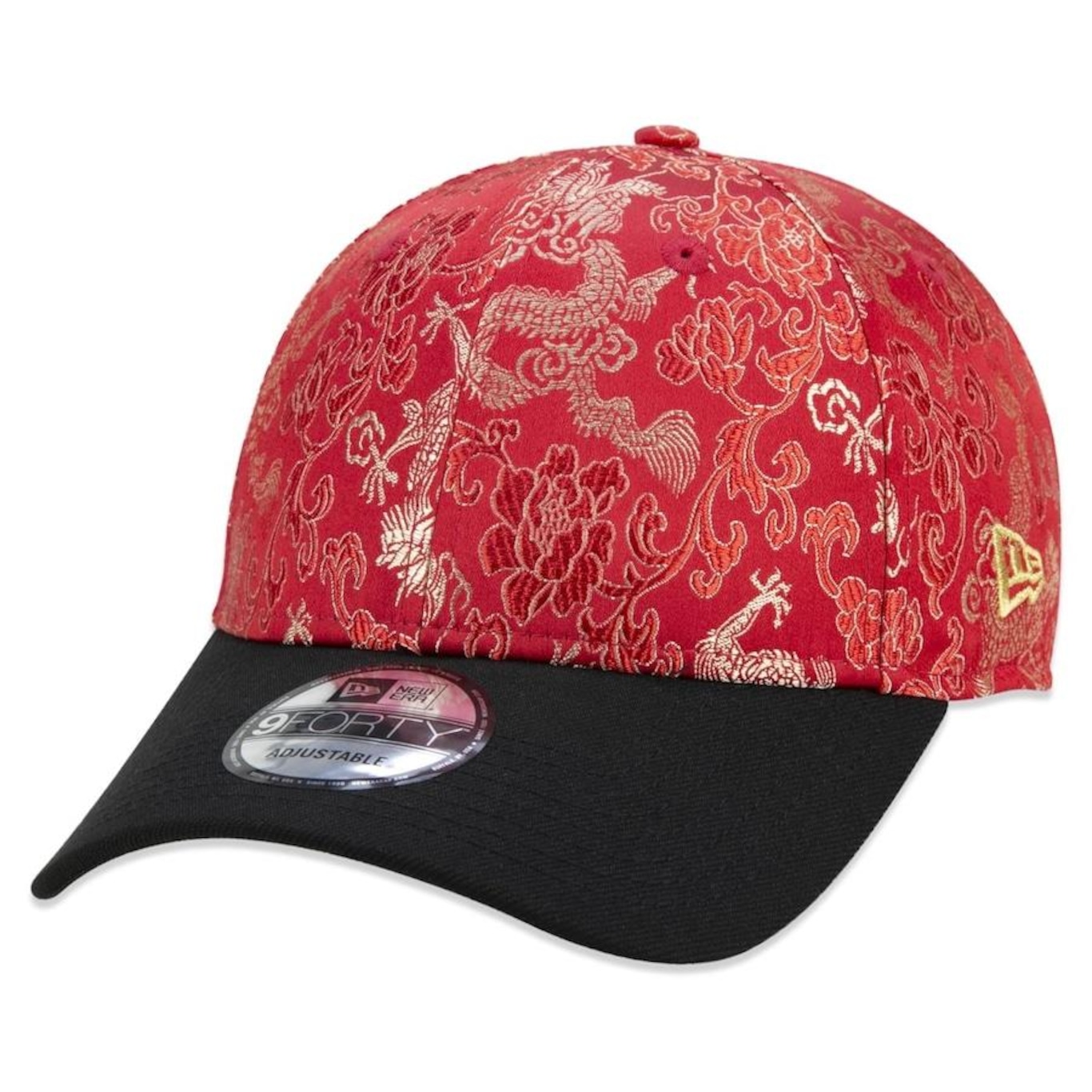 Boné Aba Curva New Era 9Forty ST China Vibes Jacquard - Strapback - Adulto - Foto 1