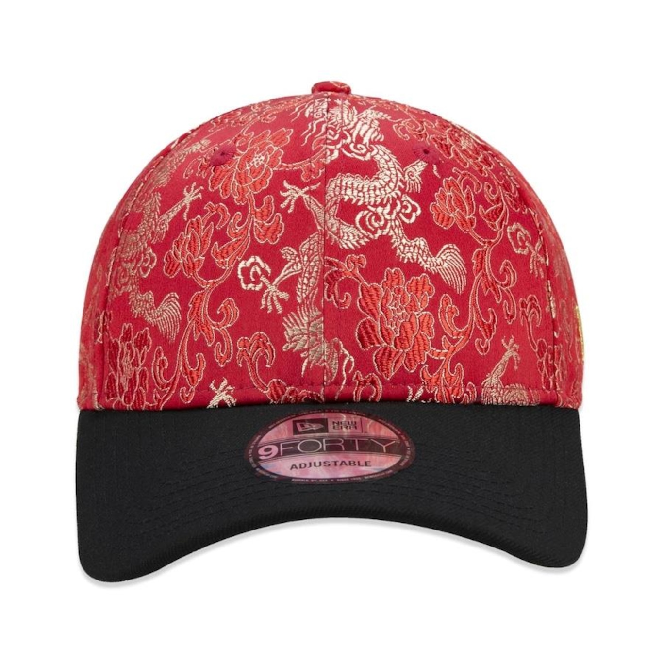 Boné Aba Curva New Era 9Forty ST China Vibes Jacquard - Strapback - Adulto - Foto 2