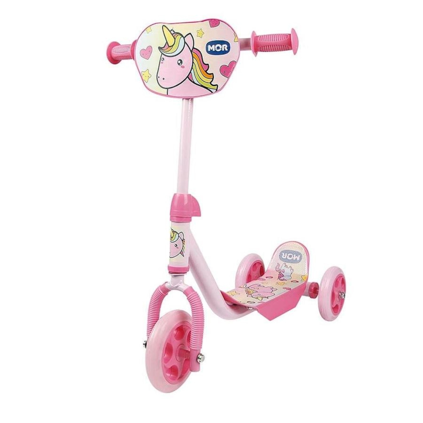 Patinete Infantil Mor Rosa com 3 Rodas