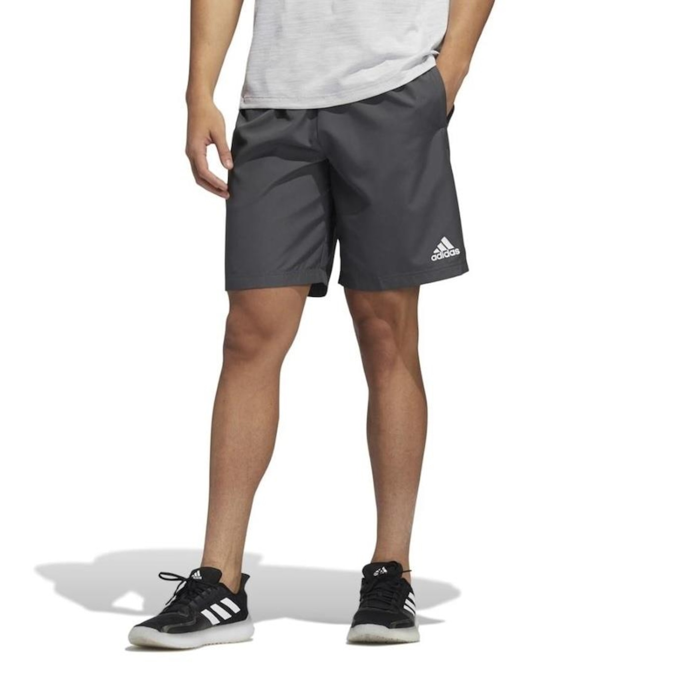 Shorts adidas Plana Aeroready - Masculina - Foto 1