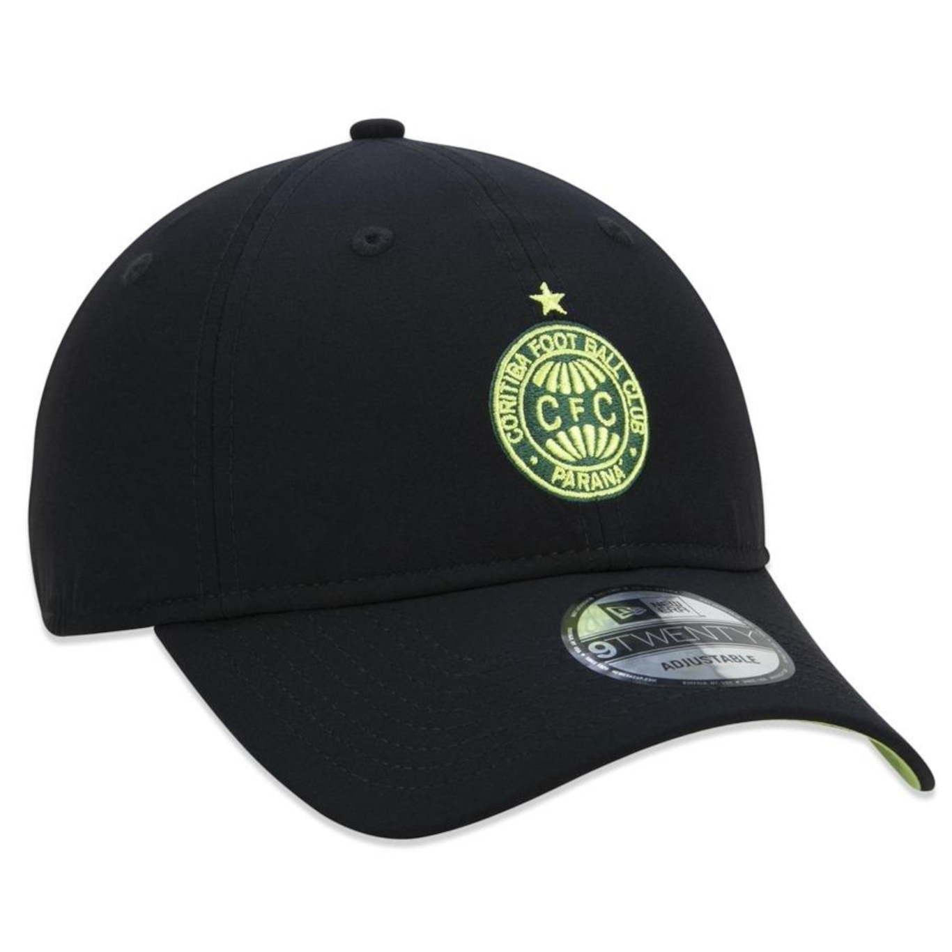 Boné Aba Curva New Era 9Twenty Futebol Coritiba - Strapback - Adulto - Foto 3