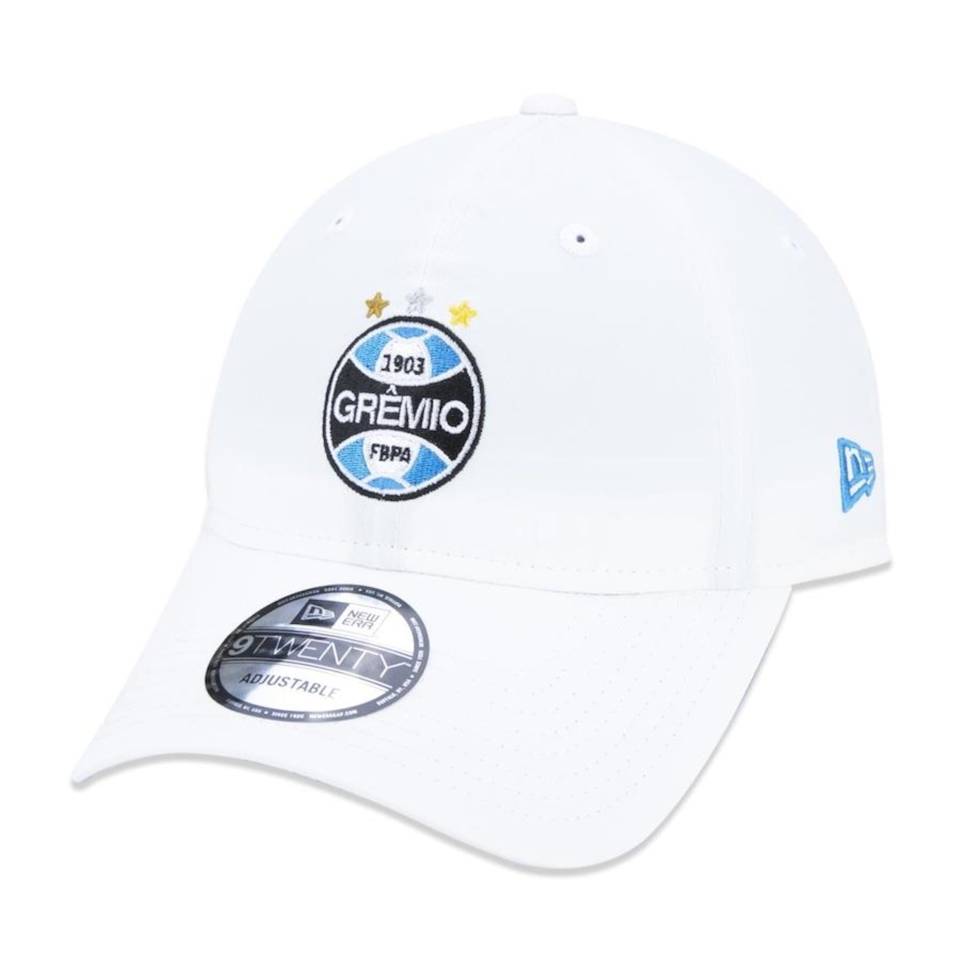 Boné Aba Curva New Era 9Twenty Futebol Grêmio - Strapback - Adulto - Foto 1