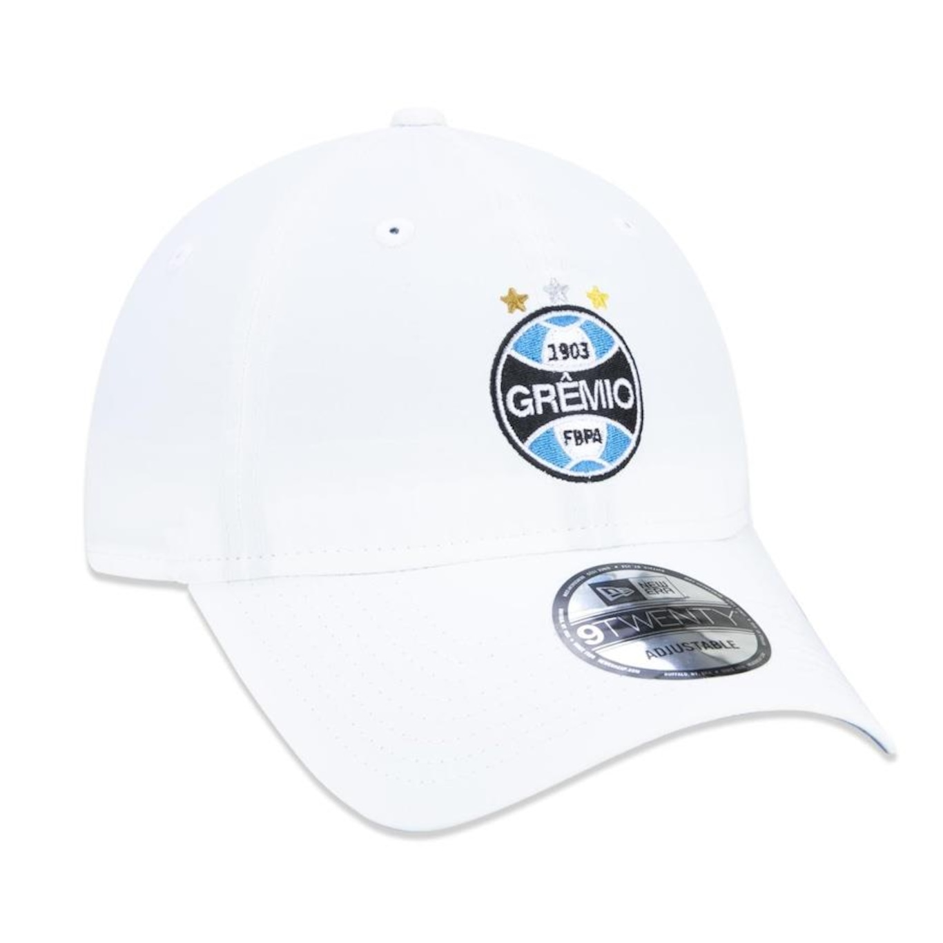 Boné Aba Curva New Era 9Twenty Futebol Grêmio - Strapback - Adulto - Foto 3