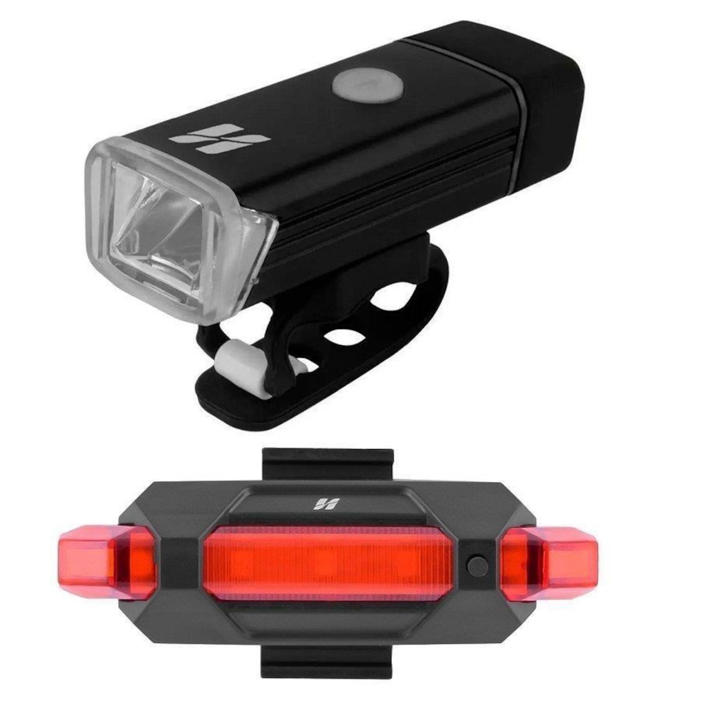 Kit de Farol 180 Lumens + Sinalizador 50 Lumens High One USB - Foto 1