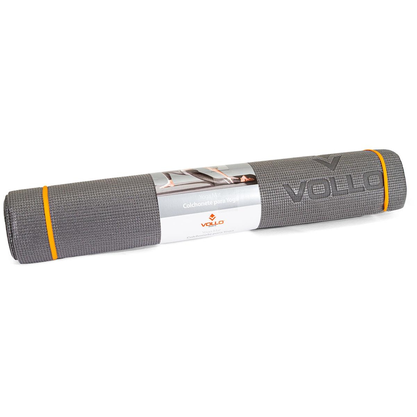 Colchonete para Yoga Vollo com Alça para Transporte - 4 mm - Foto 2