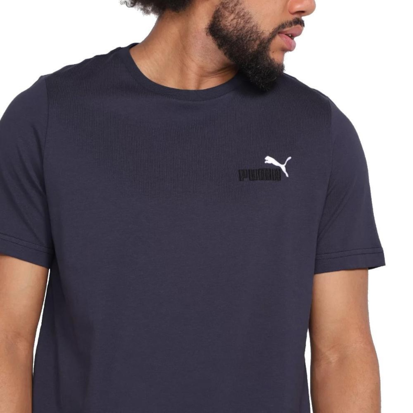 Camiseta Puma Essential Embroidery Logo 587184-43 - Masculina - Foto 5