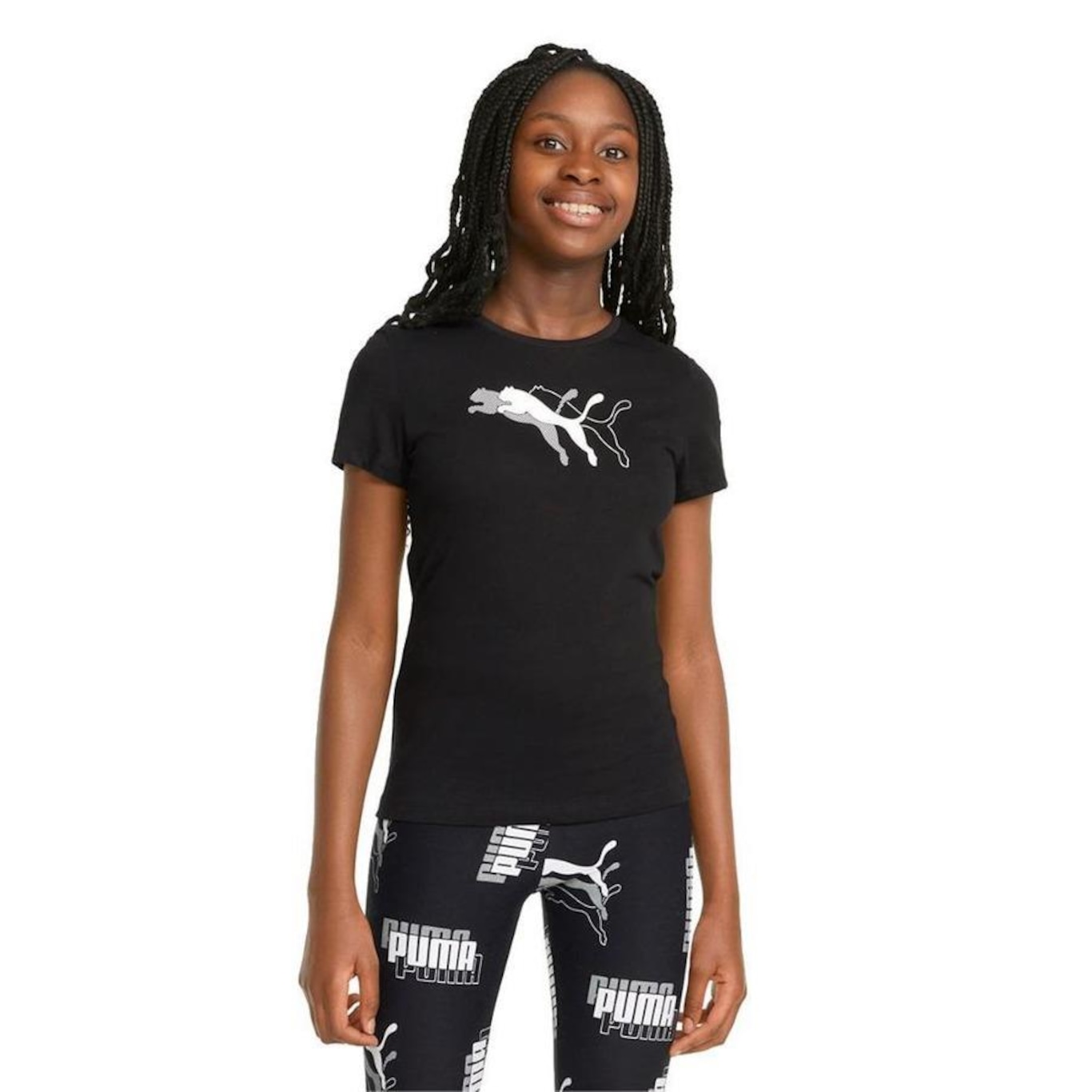 Camiseta Puma Power Graphic 846927-01 - Infantil - Foto 3