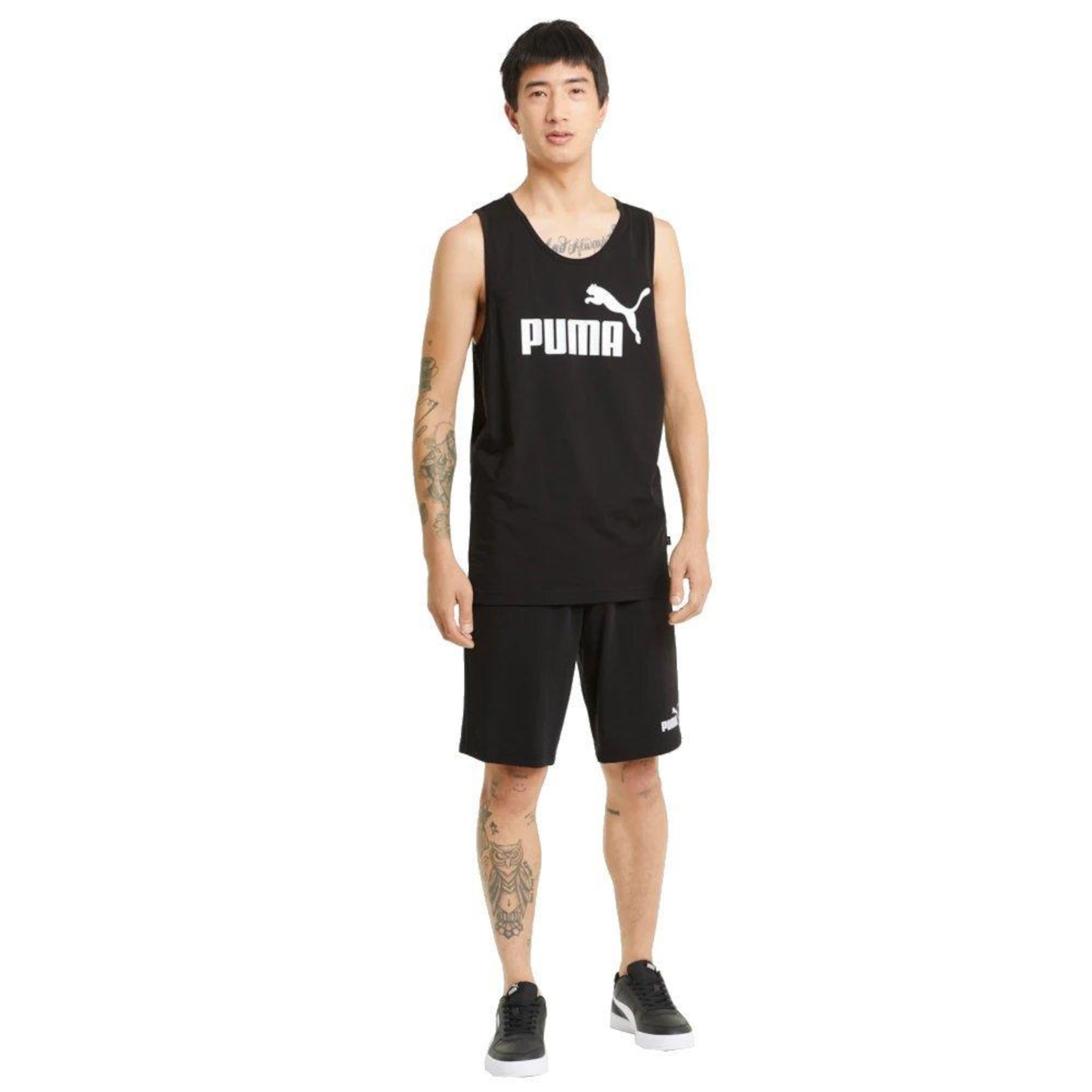 Camiseta Regata Puma Essentials 586670-01 - Masculina - Foto 5