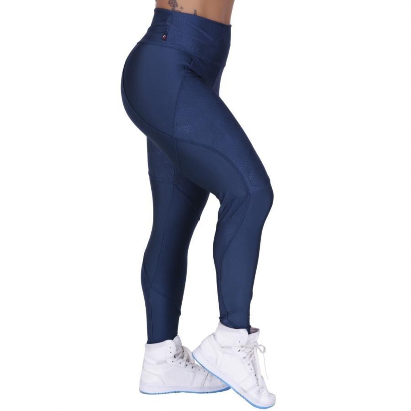 Calça Legging Orbis Fitness Recortes Cirre Relevo - Feminina - Foto 3