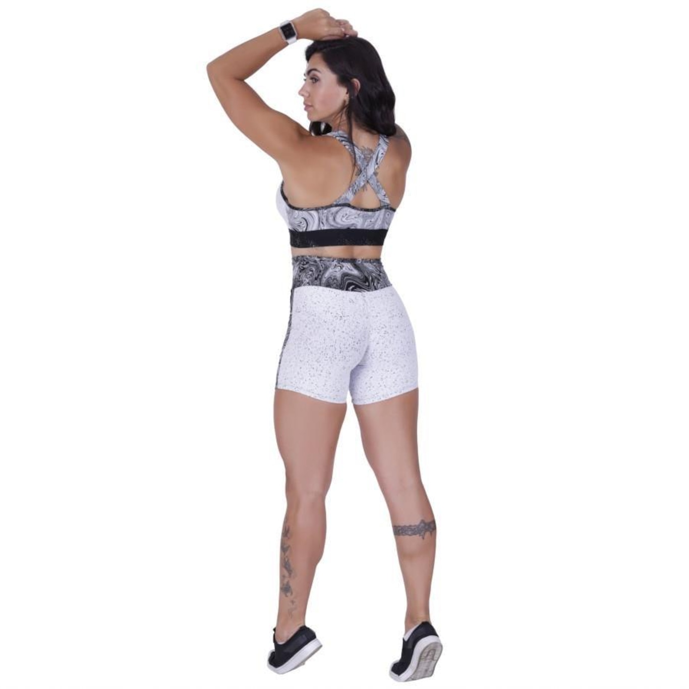 Conjunto Fitness Orbis Fitness: Short + Top Bojo Recortes - Feminino - Foto 3