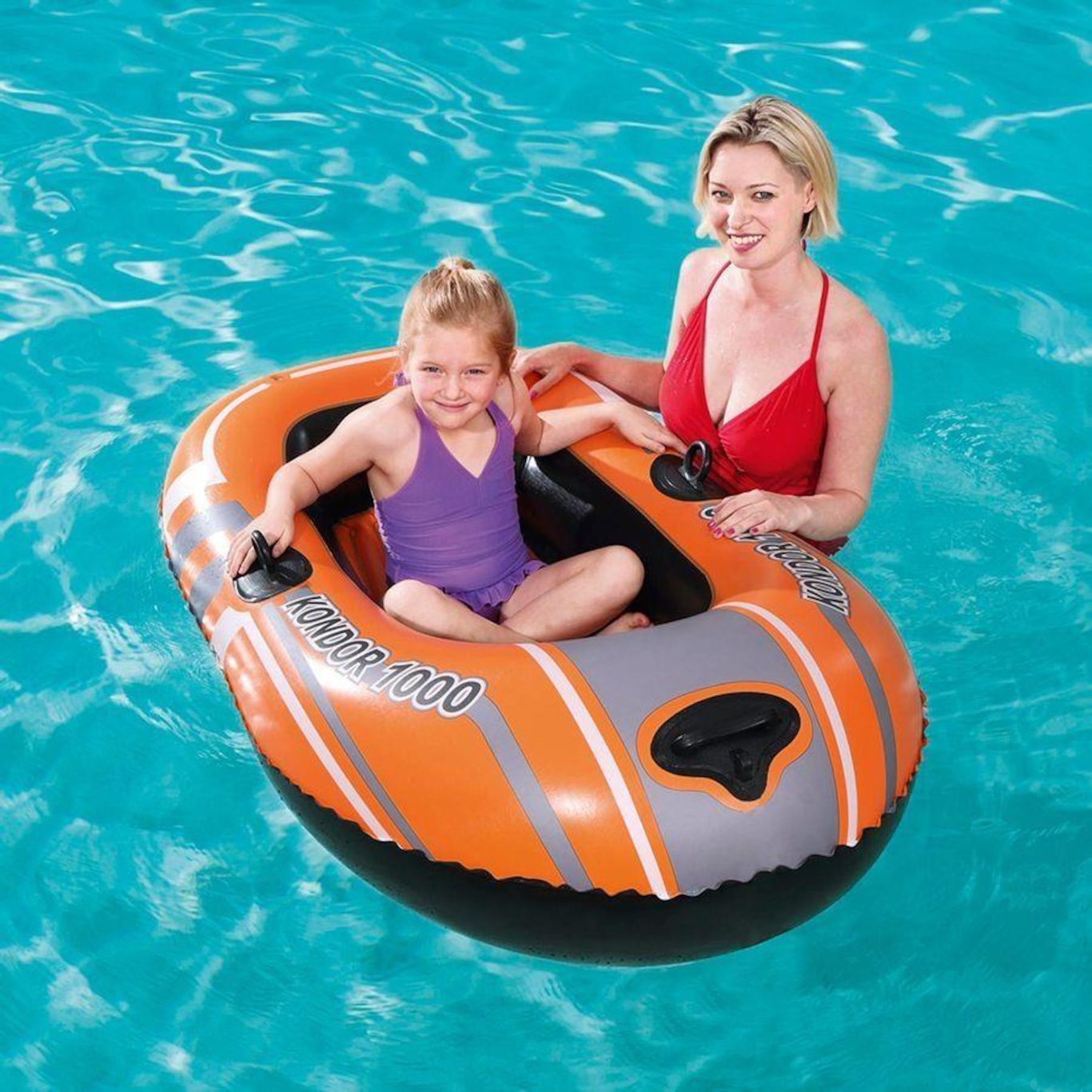 Bote inflável Bestway Hydro Force Kondor 1000 - Infantil - Foto 4