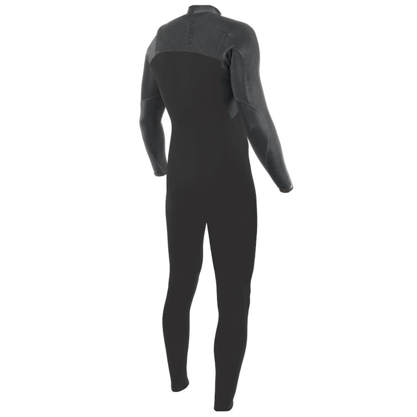 Long John Vissla Seven Seas High 3/2 No Zip Charcoal - Masculino - Foto 2