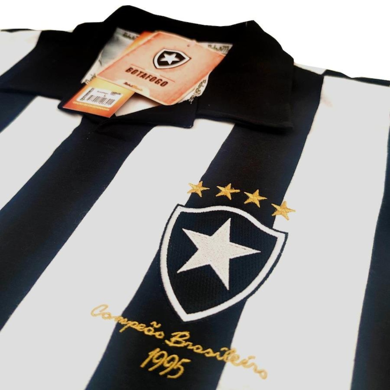 Camiseta Botafogo Retro 1995 Campeão Brasileiro RetrôMania Oficial - Masculina - Foto 3